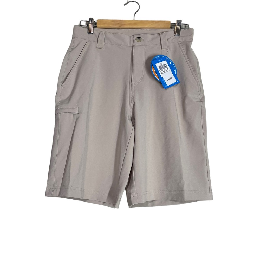 Columbia PFG OMNI-SHADE UPF 50 Sz 28W 10L Beige Fishing Golf Shorts